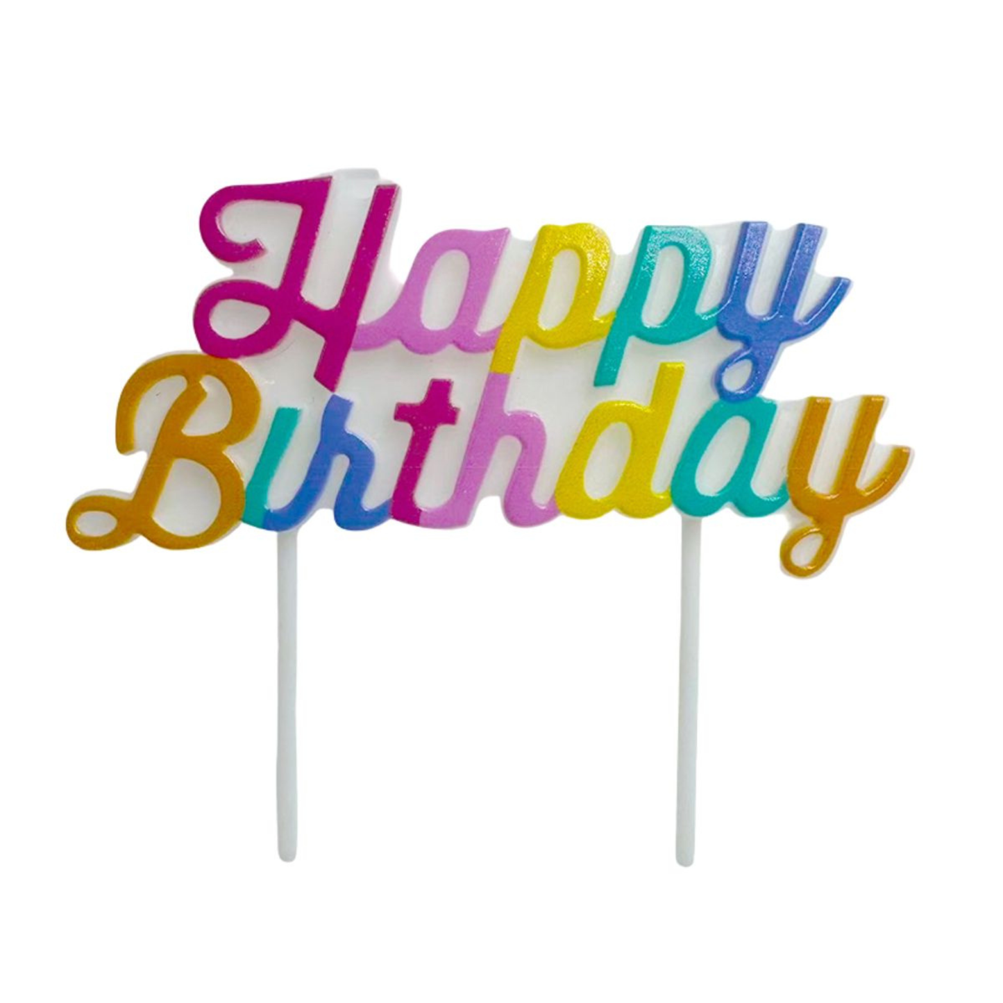 VELAS HAPPY BIRTHDAY COLORES