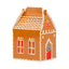 Gingerbread House Treat Boxes with stickers