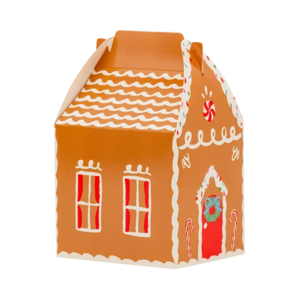 Gingerbread House Treat Boxes with stickers