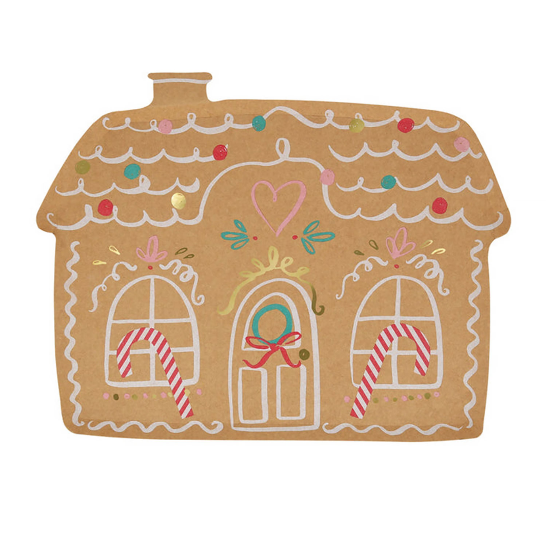 Gingerbread House Plates