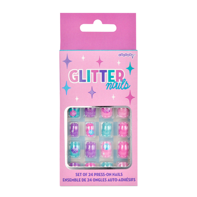 Glitter Press On Nail Set