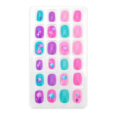 Glitter Press On Nail Set