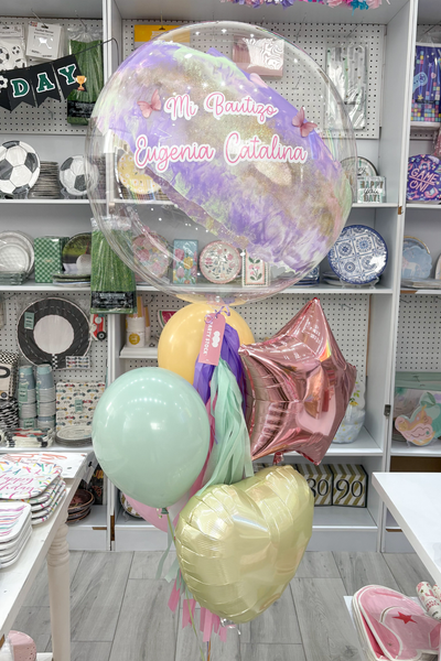 Globo Burbuja Bautizo Pastel