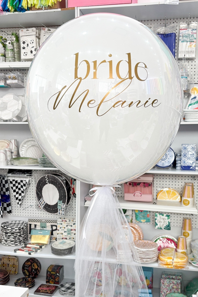 Globo Burbuja Bride to Be