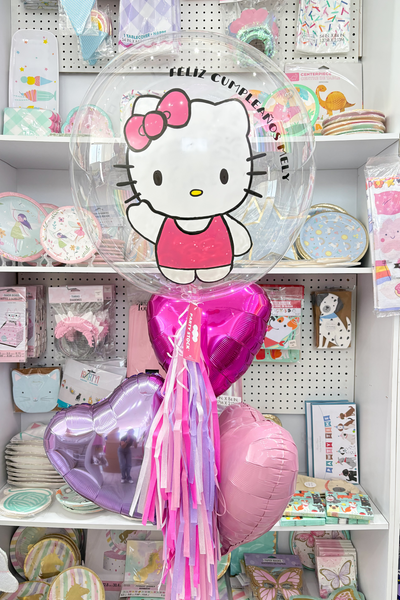 Globo Burbuja Hello Kitty