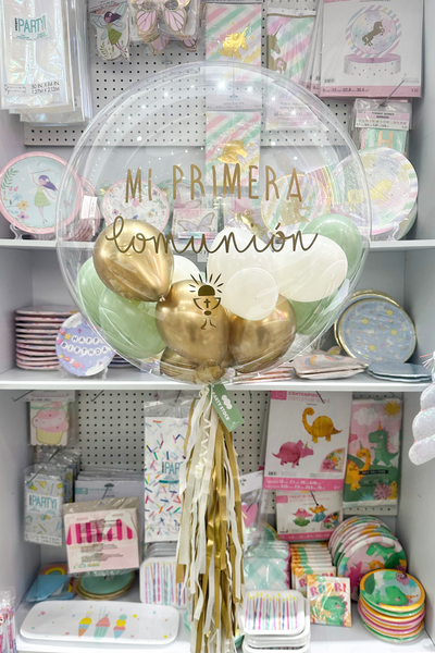 Globo Burbuja Personalizado para Primera Comunión