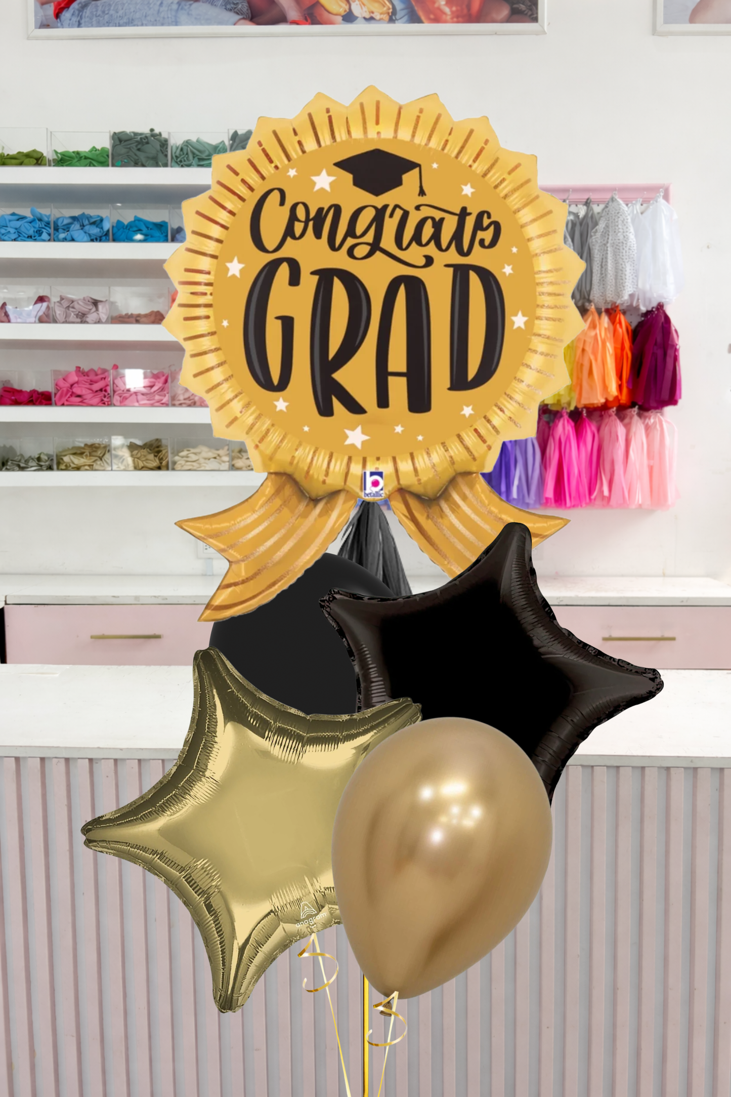Globo Graduación Congrats Ribbon Bundle