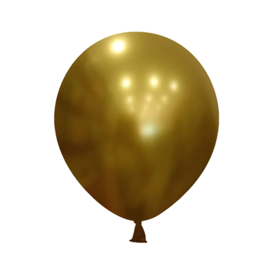 Globo Látex Dorado Chrome