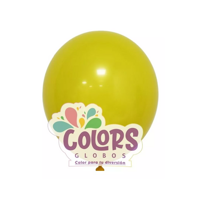 Globo 12" Amarillo 100p