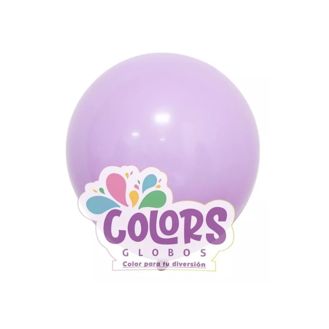 Globo 12" Lila Pastel 100p