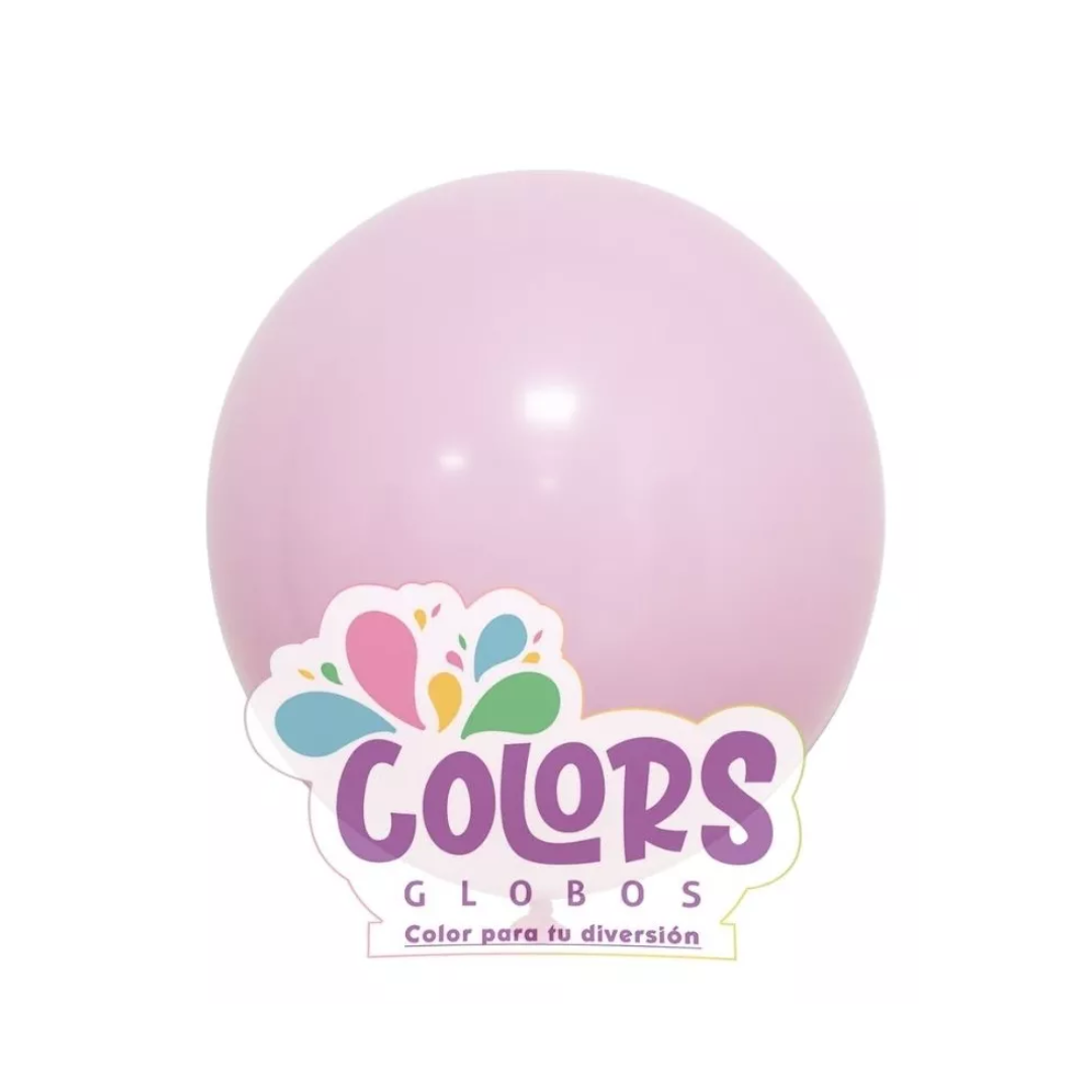 Globo 12" Rosa Pastel 100p