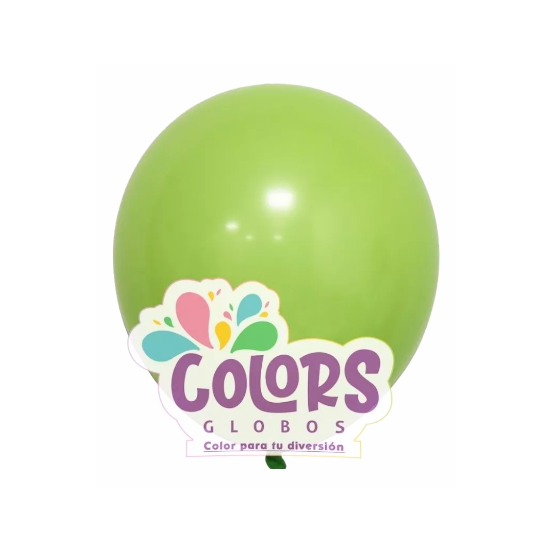 Globo 12" Verde Lima 100p