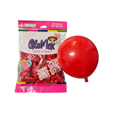 Globo Látex 5" Rojo