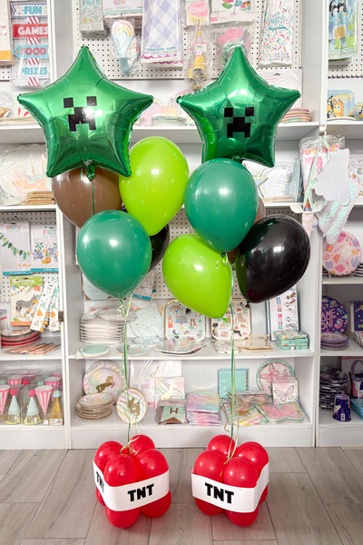 Globos Centros de Mesa Minecraft