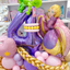 Bouquet de piso de Globos Rapunzel