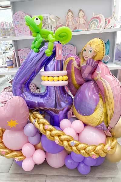 Bouquet de piso de Globos Rapunzel