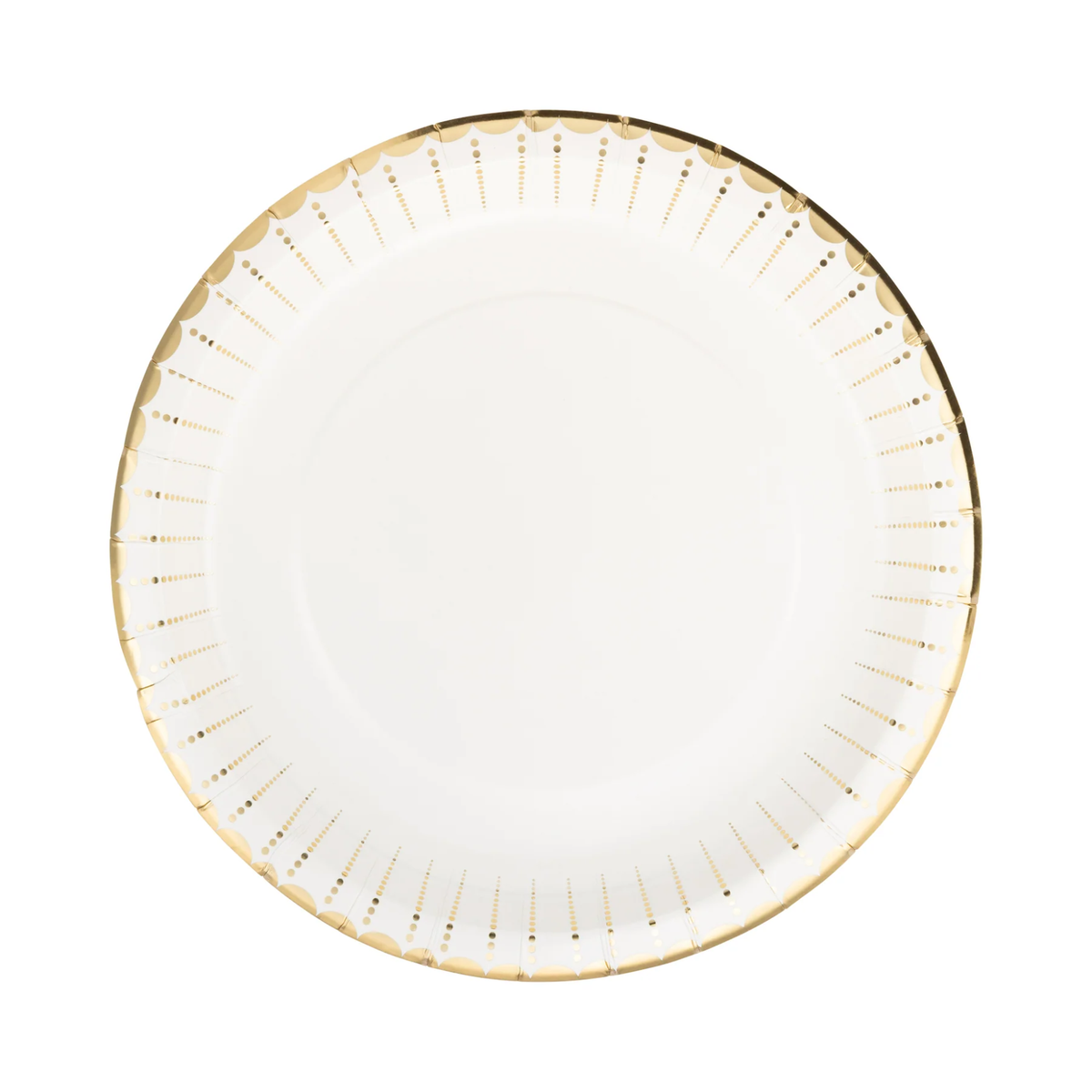 Gold Burst Edge 10" Plate