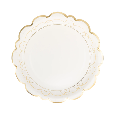Gold Fancy Edge 9" Plate