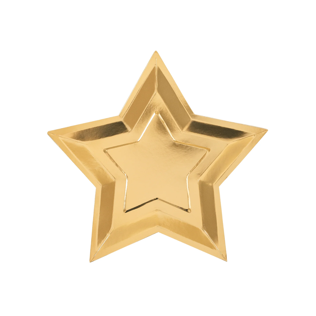 Gold Star Plate 11"