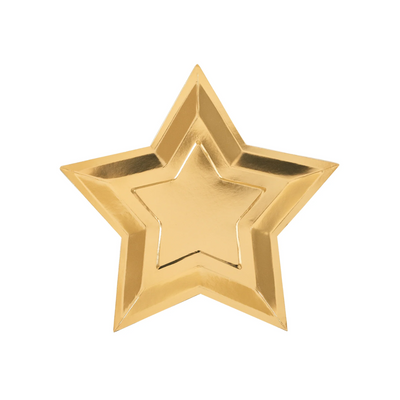 Gold Star Plate 11"