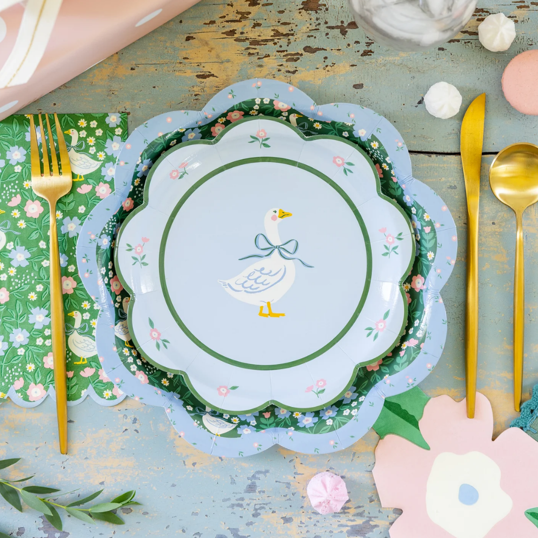 Goose Pattern Dinner Napkin