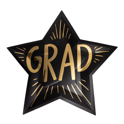 Grad Star Shaped Plate