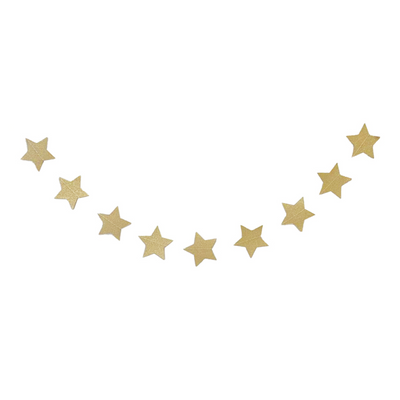 Guirnalda de Estrellas con Glitter