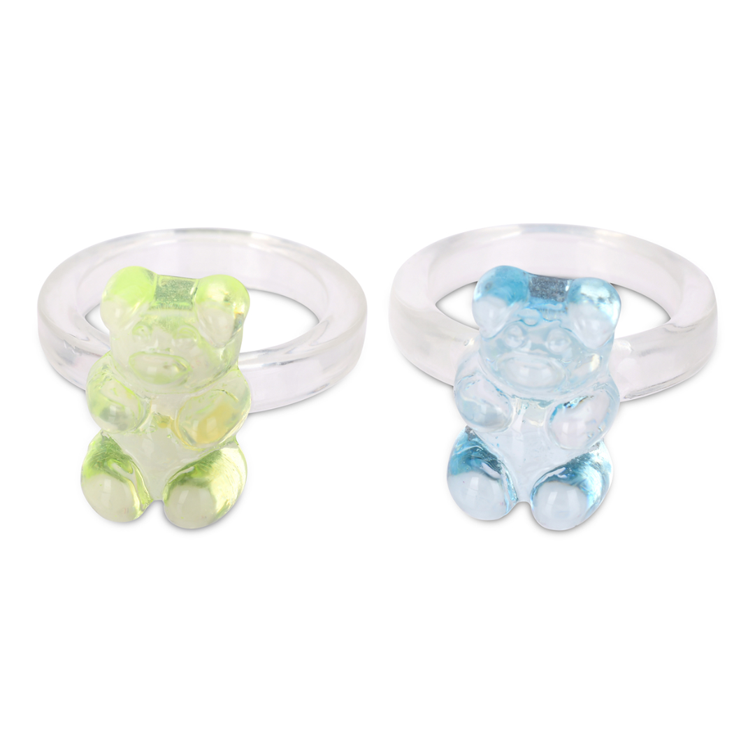 Gummy Bear Rings Set of 4