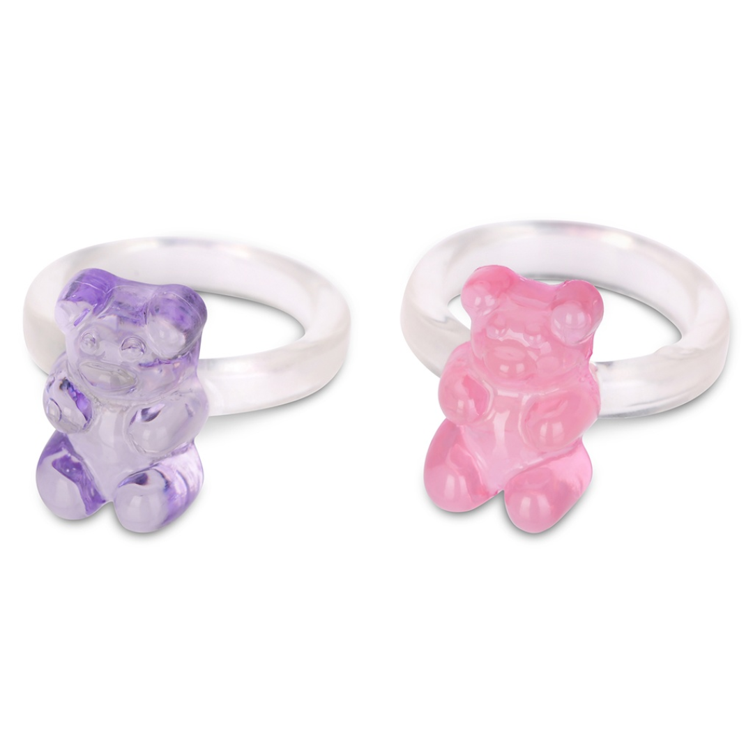 Gummy Bear Rings Set of 4