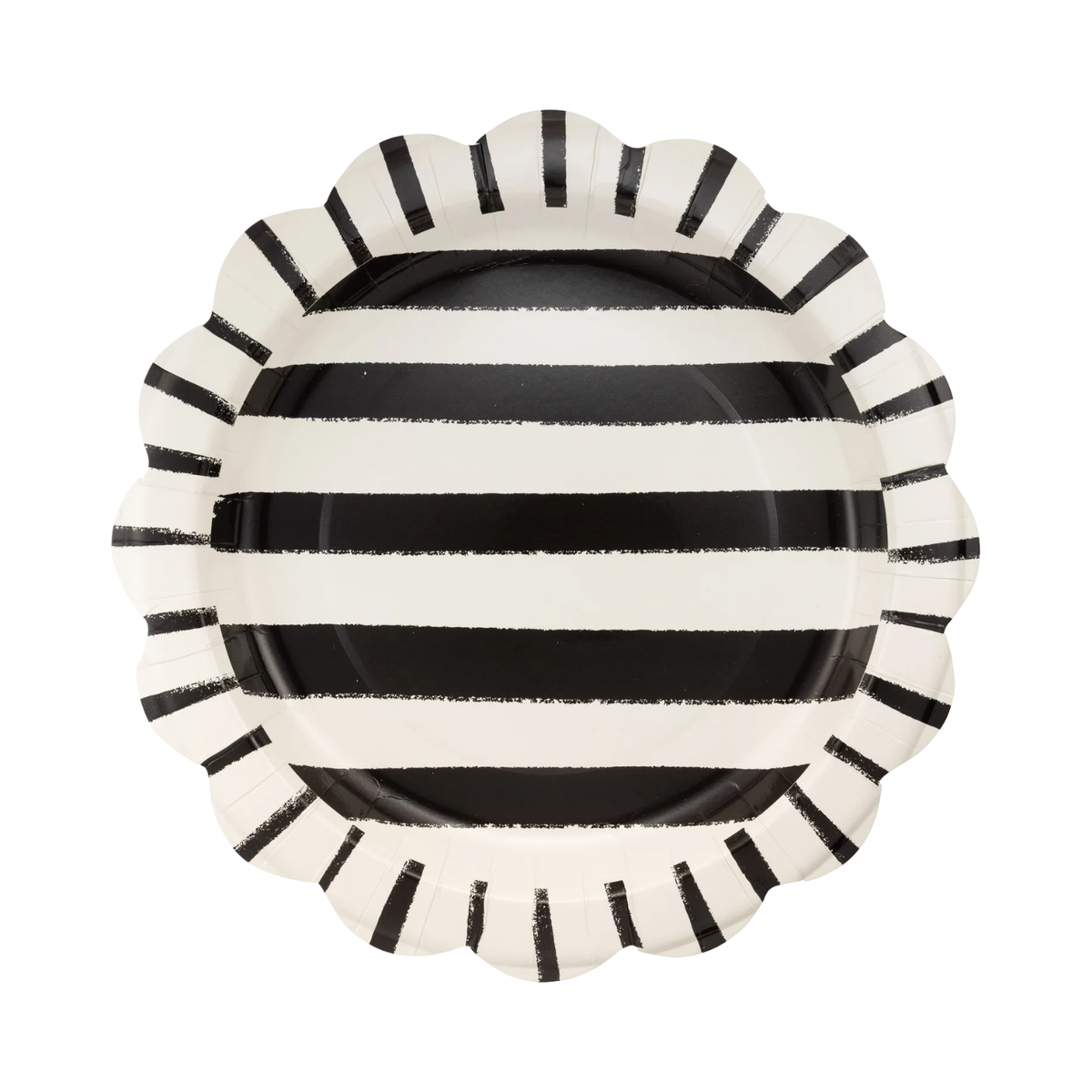 Halloween Sketchy Stripes 11" Plate