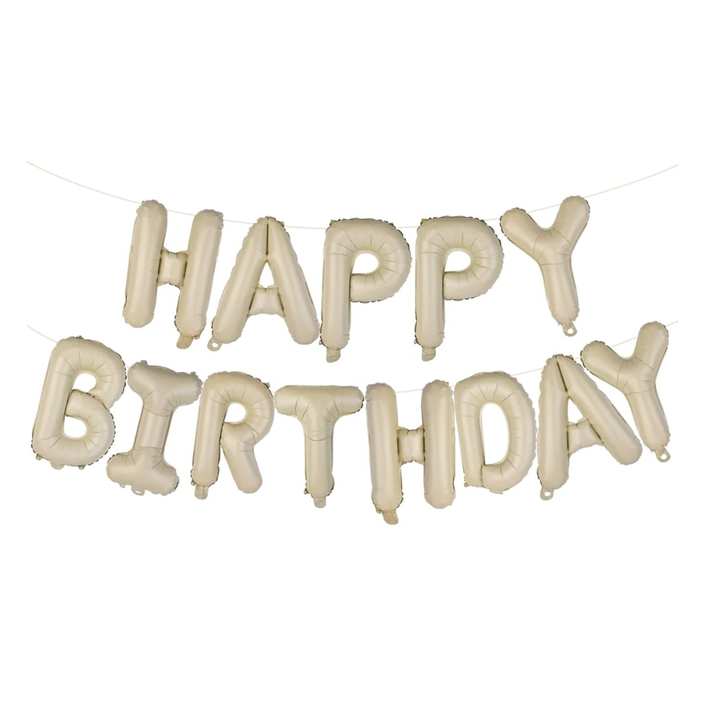 Happy Birthday 16" Beige