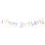 Banner Happy Birthday Arcoiris