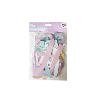 Banner Happy Birthday Arcoiris