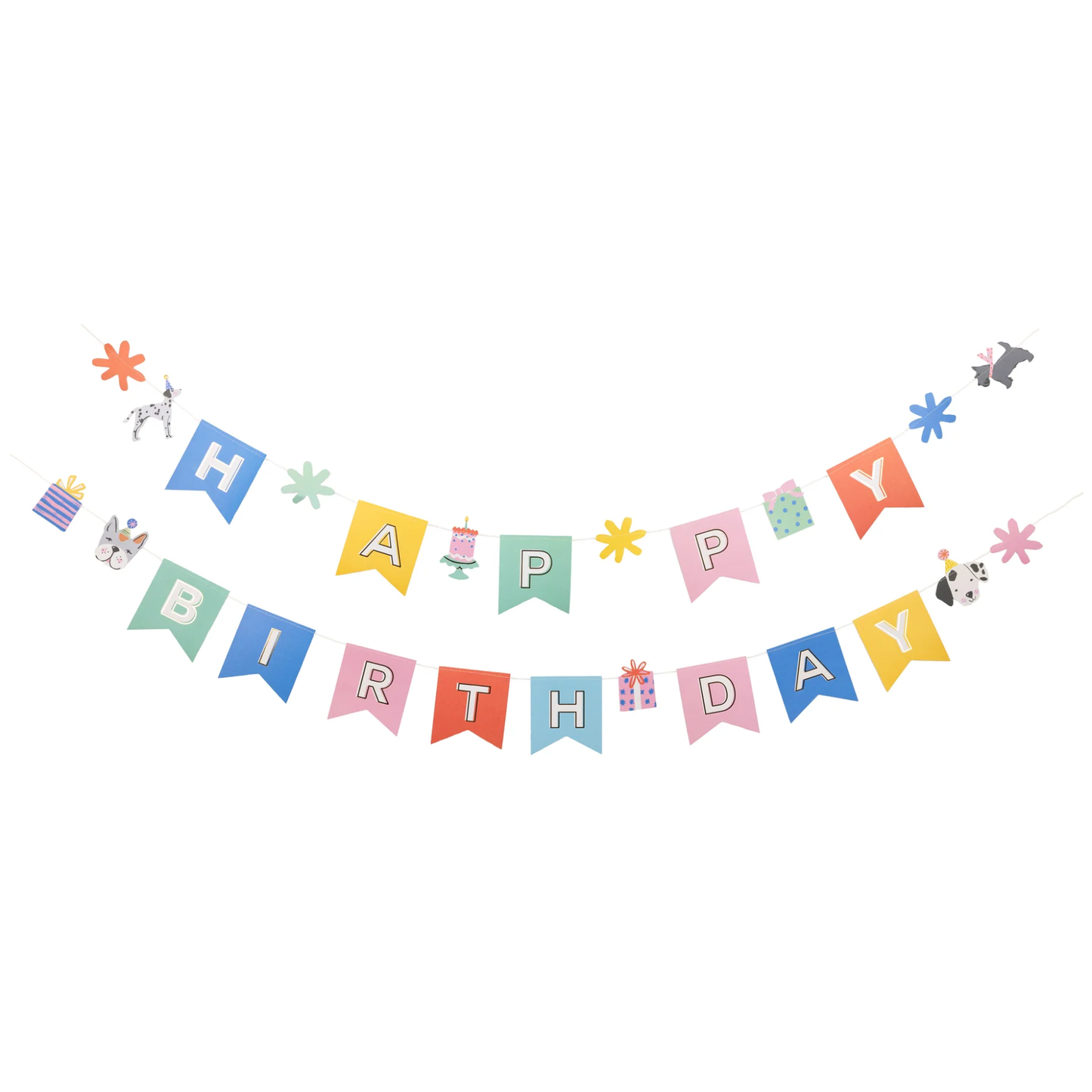 Happy Birthday Banner Dog