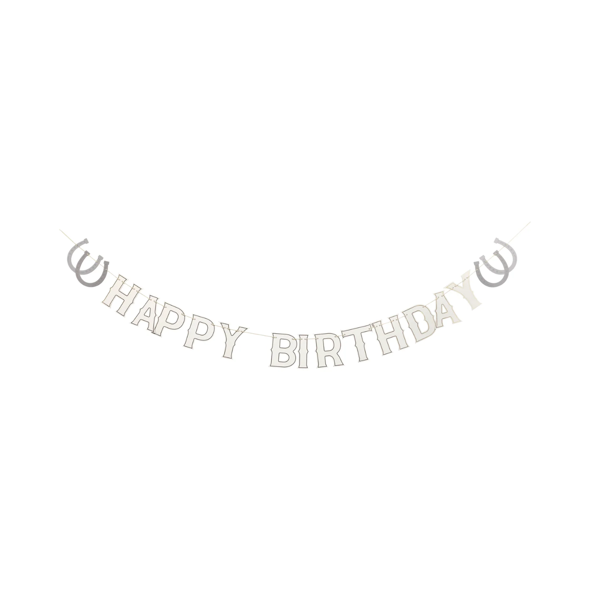 Happy Birthday Cowboy Banner