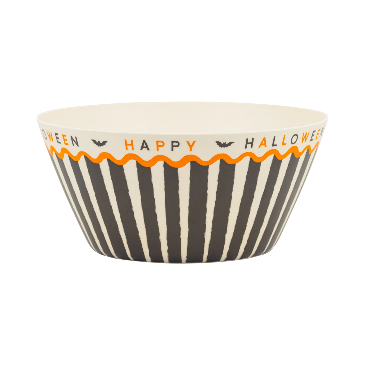 Happy Halloween Bamboo Bowl