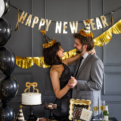 Happy New Year Banner Set