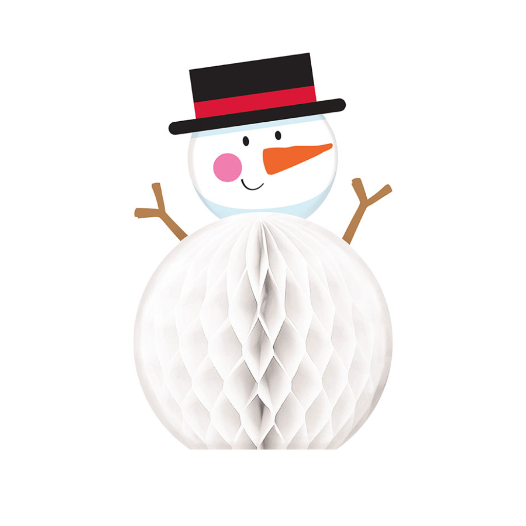 Honeycomb Snowman