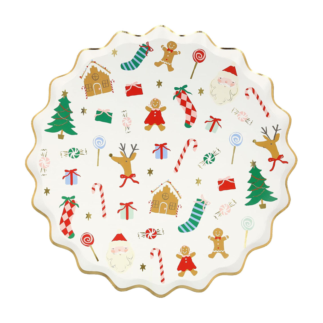 Jolly Christmas Dinner Plates