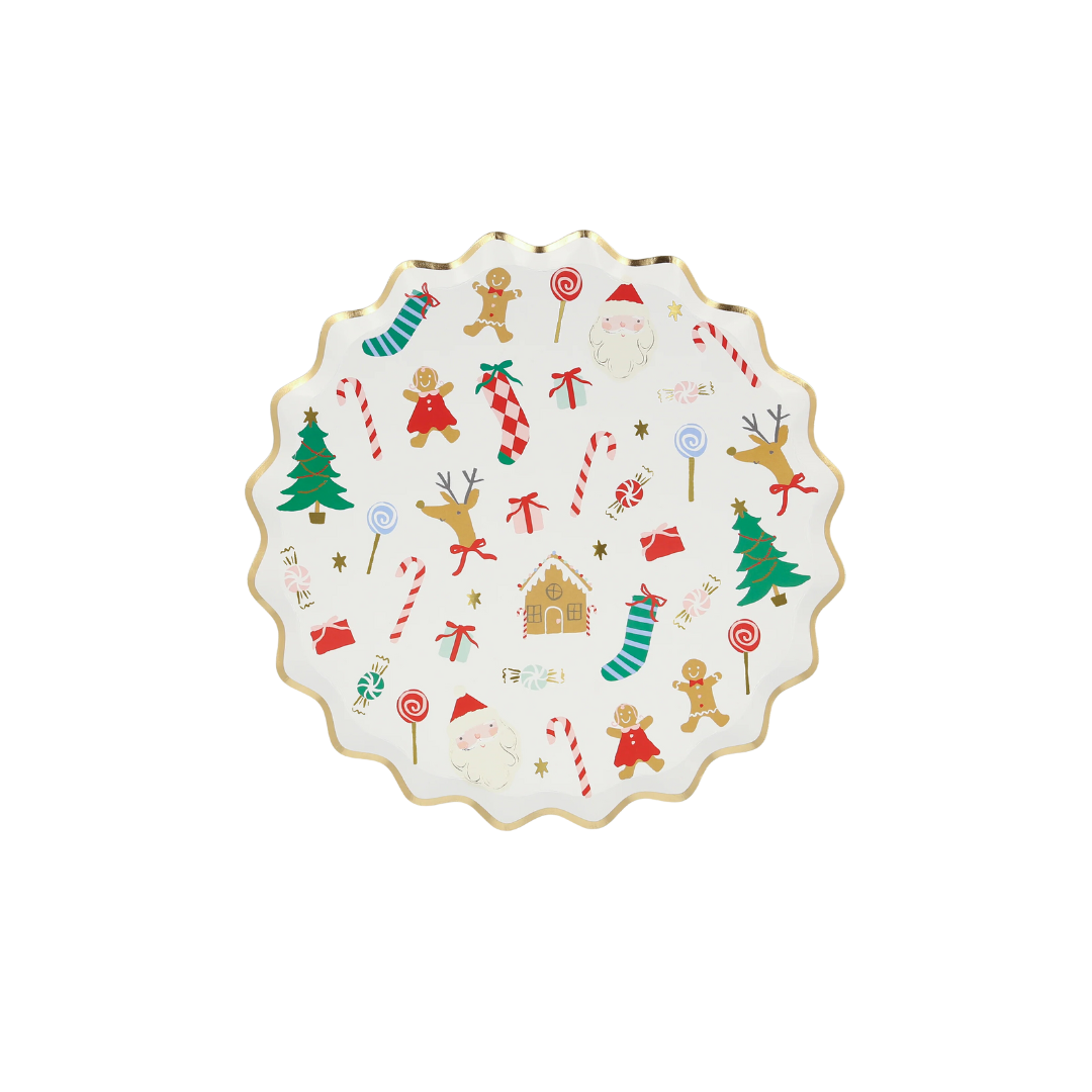 Jolly Christmas Side Plates