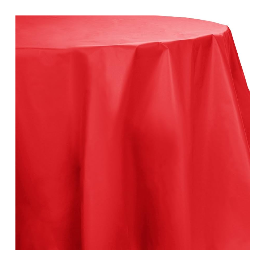 Mantel Circular Rojo