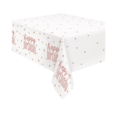 Mantel Rectángular Glitz Rose
