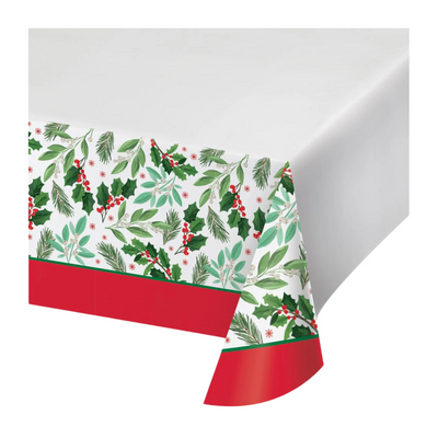 Mantel Rectángular Holly Jolly Christmas