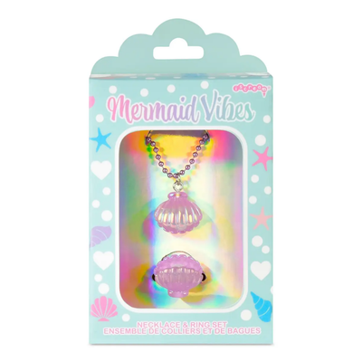 Mermaid Vibes Necklace & Ring Set
