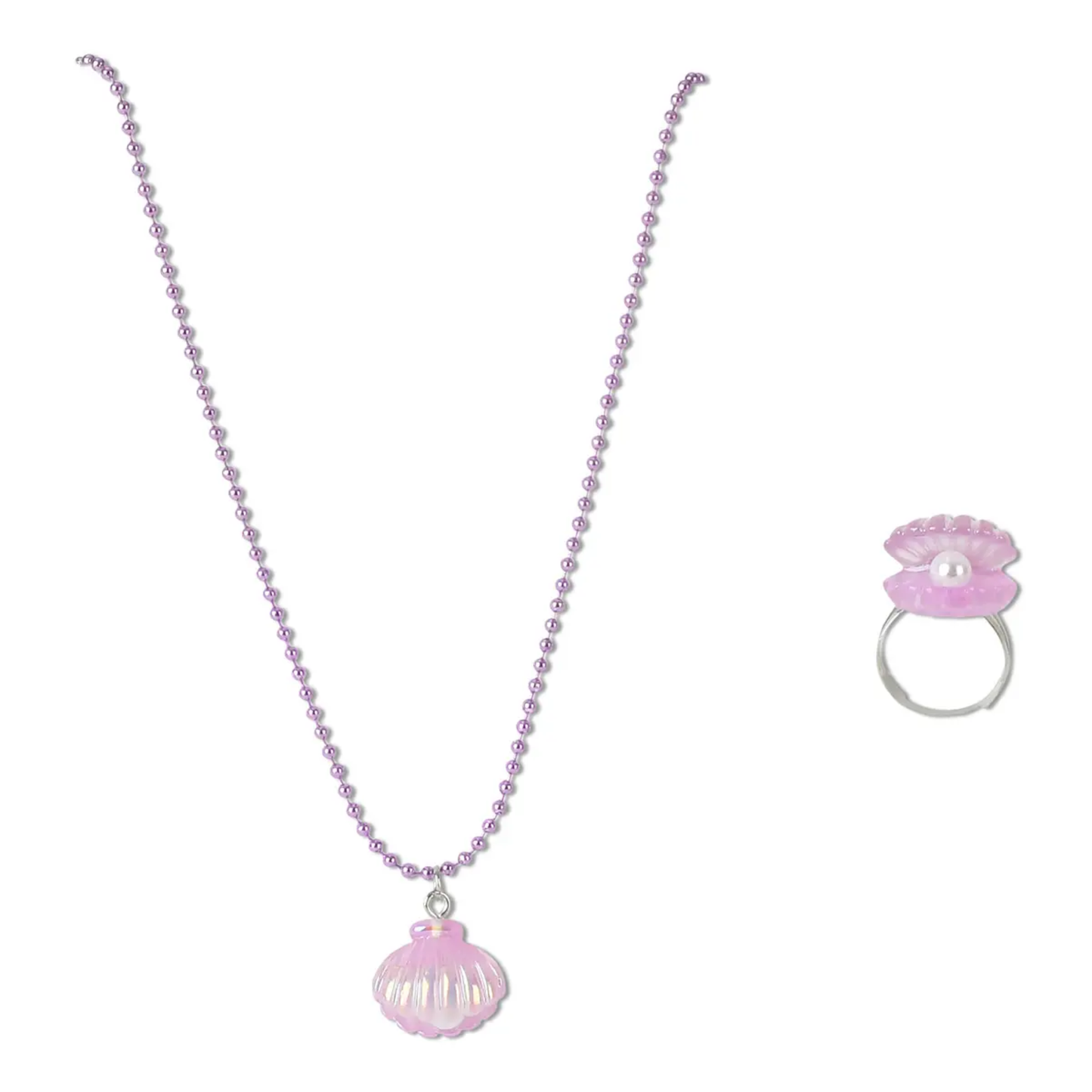 Mermaid Vibes Necklace & Ring Set