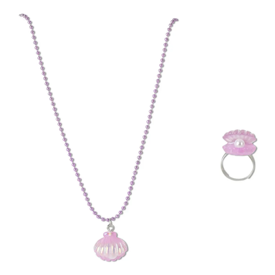 Mermaid Vibes Necklace & Ring Set
