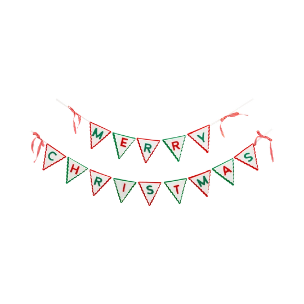 Merry Christmas Layered Felt Banner