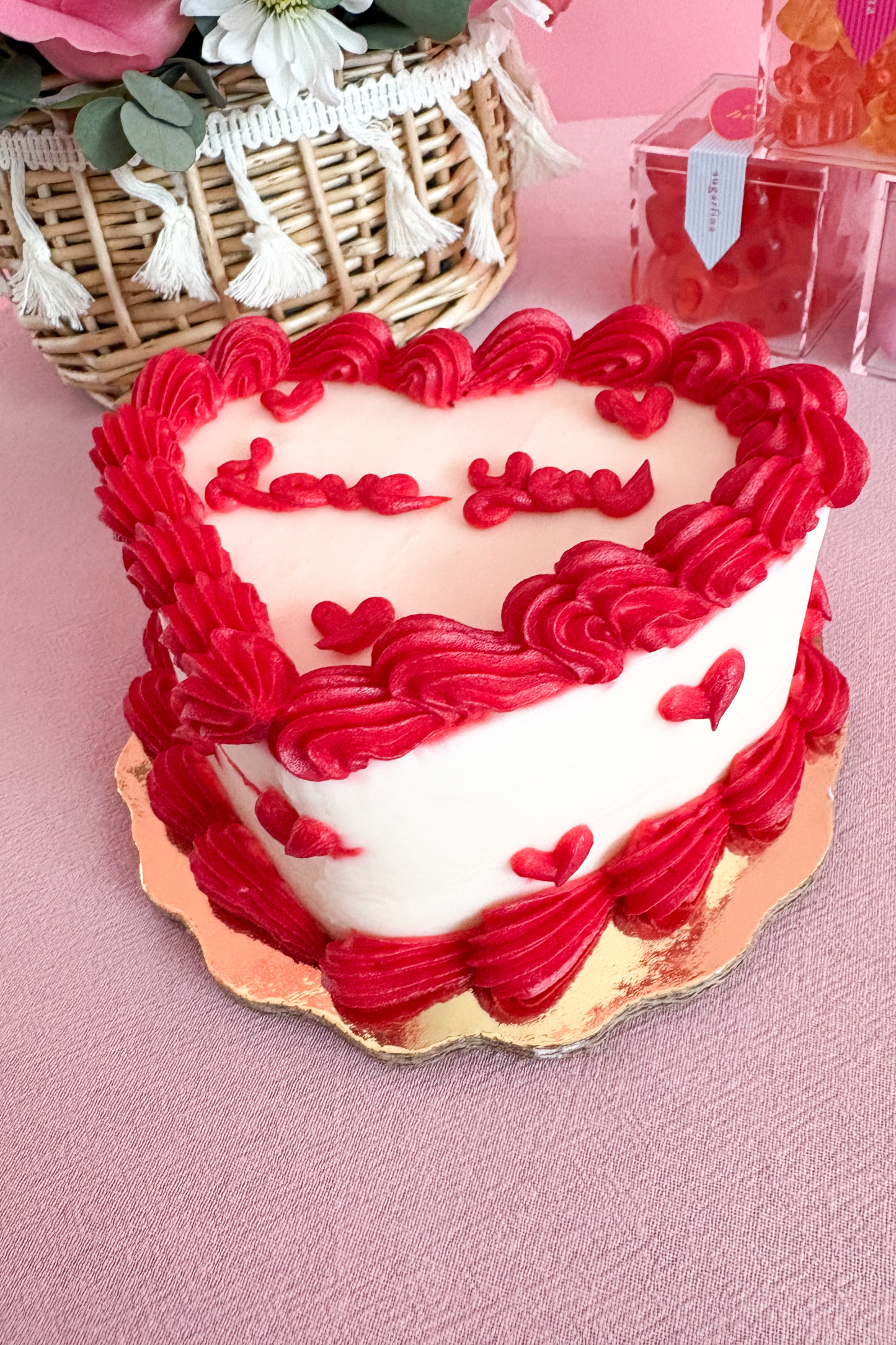 Mini Heart Cake