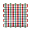Multi-color Bright Gingham Plate