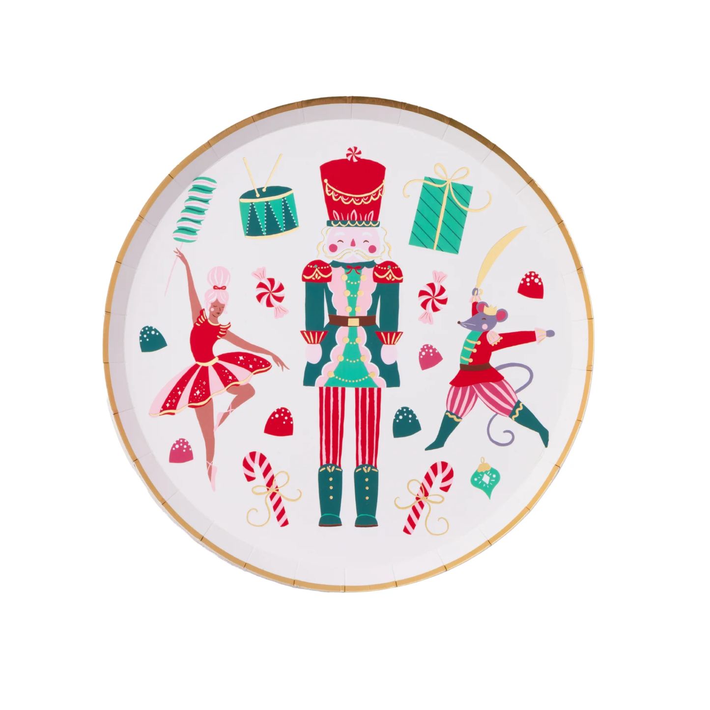 Nutcracker Dessert Plates